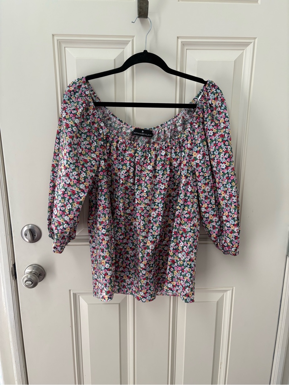 Tuckernuck | Pomander Place Ditsy Floral Square Neck Top